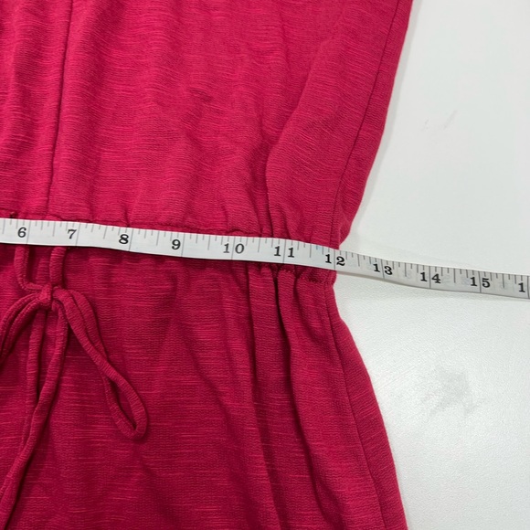 Lanston REVOLVE Casual T-Shirt Dress Drawstring Waist Size XS NEW Dark Pink - Picture 5 of 11